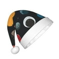 thumbnail image 2 of Rateoe Planets And Their Moons Santa Hat Confortable Christmas Hat for Christmas Party Favors Fit for Kids, 2 of 6