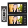 thumbnail image 3 of Intercomunicador visual con cable LCD de 7 pulgadas, timbre de puerta con visión nocturna, Kit de timbre con vídeo inteligente para el hogar (USPlug), 3 of 10