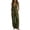 Army Green, variant on Tqcoqu Women's Halter Deep V Neck Rompers,Elastic Waist Wide Leg Linen Blend Jumpsuit with Pockets,Brown Women's S-XXXL