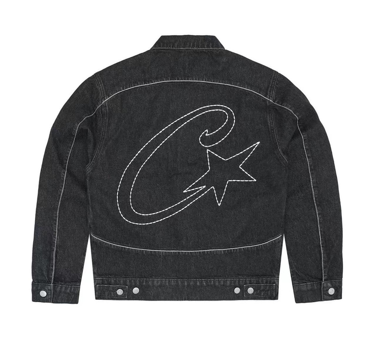 High quality corteiz Alcatraz LOGO embroidery unisex casual denim
