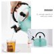 thumbnail image 2 of Tetera de fondo plano, tetera resistente, hervidor de agua de acero inoxidable, 2 of 8