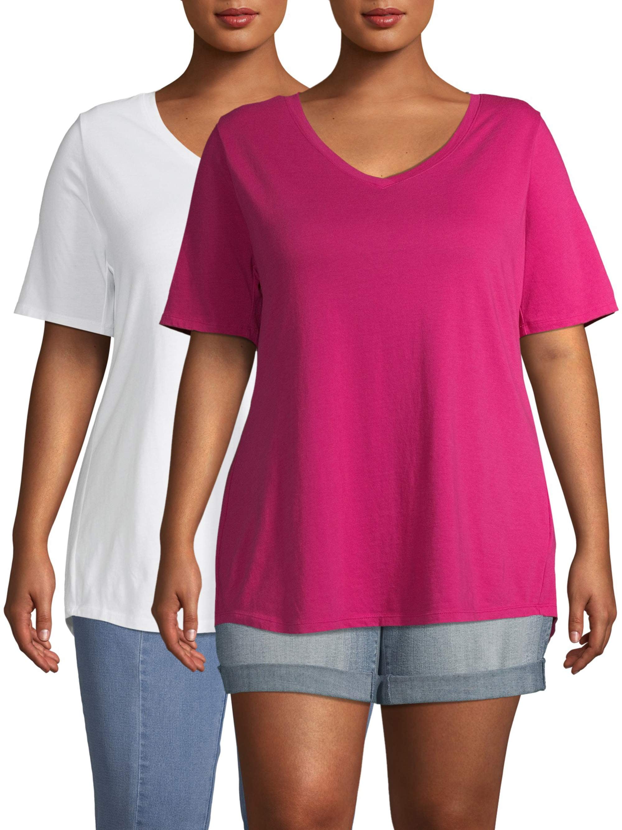 terra & sky v neck t shirt
