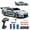 DD-White, variant on Track Seven RC Drift Car, 1:24 Scale Remote Control Vehicle with LED Lights, 2.4GHz 20KM/H 4WD High Speed RC Cars, Drifting Tires＆Two Batteries, Racing Sports Toy Idea Gift for Adults Boys Girls
