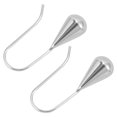 thumbnail image 5 of Here's a refined and professional product description based on the details you provided:\n\n \n\n**2pcs Sterling Silver Teardrop Earrings for Women –, 5 of 5
