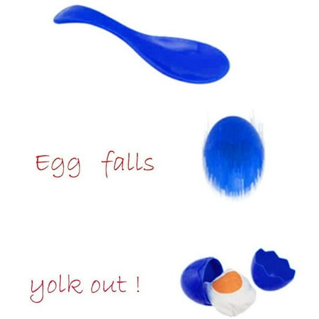 WYQLFSB Eggs Spoon Race Game Set with Yolk Outdoor Games for Kids Field Sport Party Favors Toy Blue
