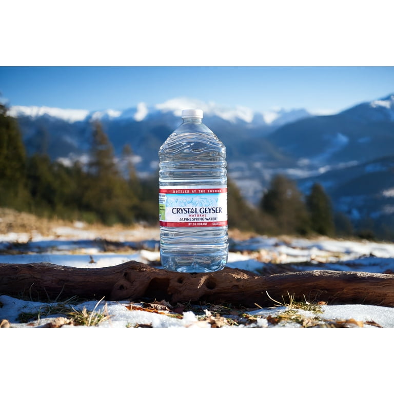 Crystal Geyser Alpine Spring Water, Drinking Bottled Natural Water