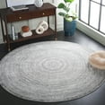 thumbnail image 2 of SAFAVIEH Saylor Denzel Geometric Area Rug, Grey/Ivory, 6'3" x 6'3" Round, 2 of 7