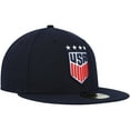 thumbnail image 3 of Men's New Era Navy USWNT Team Basic 59FIFTY Fitted Hat, 3 of 4