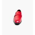 thumbnail image 2 of Stacy Adams Spratley Moc Toe Saddle Slip On Dress Shoes Red 25686-600, 2 of 6