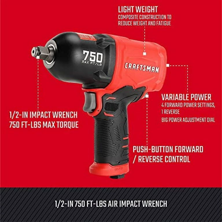 Craftsman impact wrench air sale