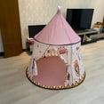 thumbnail image 2 of Eigraketly Tienda tipi con diseños y patrones atractivos para niños Fácil de jugar Magical Kingdom Children Play Kids Play carpas, 2 of 4