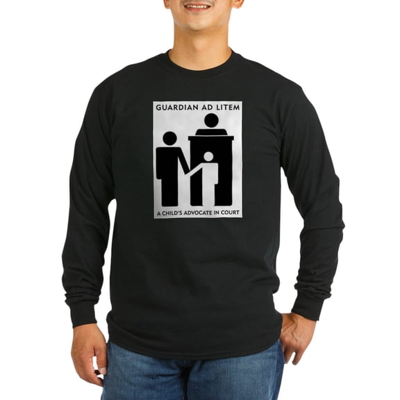CafePress - NC Guardian Ad Litem - Long Sleeve Dark T-Shirt