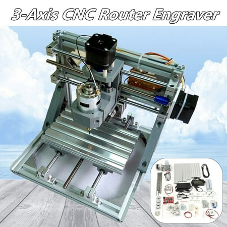 DIY Mini 3-Axis CNC Router Engraver PCB PVC Milling Wood Carving Machine (Best 5 Axis Cnc Machine)