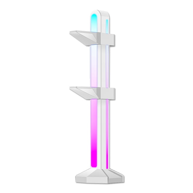 Soporte Tarjeta Gráfica 5V 3Pin ARGB Soporte Tarjeta Video para Placa Base (Blanco)