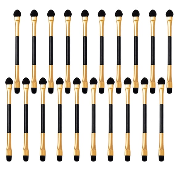 FONWILYO Golden Eyeshadow Brush Set Compact Lightweight Precision 20Pcs