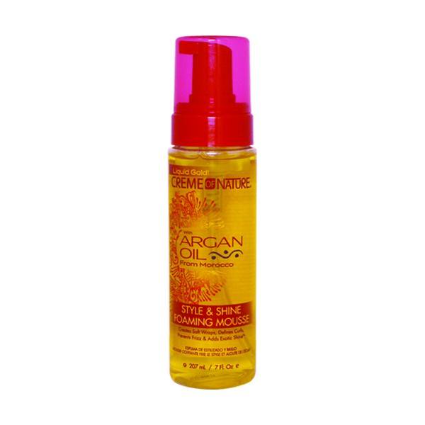 Creme Of Argan Oil Style Shine Foaming Mousse,7 Oz. - Walmart.com