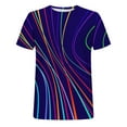 thumbnail image 5 of LSLJS T-shirt Homme Imprimé Abstrait 3D Manches Courtes Col Rond Mode Décontracté Quotidien Vacances T-shirt Haut Blouses, Chemises Athlétiques & T-Shirts Cadeaux pour Hommes, 5 of 5