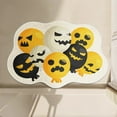 thumbnail image 4 of TanSiDing 1pcs Halloween Velvet Floor Mat Spooky Entry Door Mat Water Absorbent Antislip Bathroom Foot Mat for Home Decor 60x40cm, 4 of 6