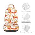 thumbnail image 4 of Disketp Cartoon Chicken Car Seat Covers Universal Front Seat Coves for Car Accessories ,Padded Car Covers for Automotive, SUV, Truck, and Van, 4 of 5