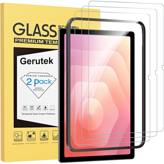 Ikjsdk Screen Protector 3 Pack for Samsung Galaxy Tab S11/S10 Lite/S10 FE/S9 FE 5G/Tab S9/ S8/ S7 (10.9/11 inch) Tempered Glass Film with Alignment Frame, HD Clear, 9h Hardness
