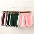 thumbnail image 2 of Hot Summer Street Casual Women Short Pants Women All-match Loose Solid Soft Cotton Casual Female Stretch Shorts Plus Size F1, 2 of 6
