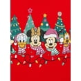 thumbnail image 2 of Mickey & Friends Toddler Girls Holiday Short Sleeve Crewneck T-Shirt, Sizes 12M-5T, 2 of 3