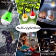 thumbnail image 5 of Jinsinto Tent Lamp Portable LED Tent Light 4 Packs Clip Hook Hurricane Emergency Lights LED Camping Light Bulb Camping Tent Lantern Bulb Camping Equipment, 5 of 5