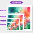 thumbnail image 5 of Funny Watercolor Adorable Chihuahua Peeking Through Torn Paper Effect Vinyl Sticker Dog Lover Gifts Idea Waterproof Decal Art Decor - 00026, 5 of 5