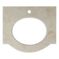 thumbnail image 2 of 25.5-in. W  22-in. D Stone Top In Beige Color For 1 Hole Faucet AI-18177, 2 of 3