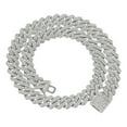 thumbnail image 5 of Punk Fashion Chain,Cuban Chain Necklace Dangling Curb Chain,Alloy Curb Chain Cuban Necklace Bracelet,Punk Fashion Cuban Chain Gold,cool cuban chain bracelet for men 18inch Color, 5 of 9