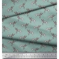 thumbnail image 2 of Soimoi Cotton Cambric Fabric Dalmatian Dog Printed Fabric 1 Yard 56 Inch Wide, 2 of 3