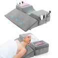 thumbnail image 1 of Almohadas de pestañas BALAPET para extensiones de pestañas, espuma de terciopelo, color gris, 1 of 7