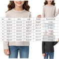 thumbnail image 5 of Mnyotv Fall Outfits Boys Girls Striped Long Sleeve Thermal Tops Comfortable Winter Clothes for Kids Size 7-8Y, 5 of 7