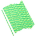 thumbnail image 2 of 150Pcs Party Serving Straws Party Drinking Straws Printing Tableware Paper Water Drinking Straws, 2 of 9