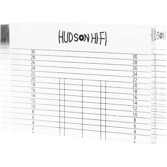 Hudson Hi-Fi Turntable Cartridge Stylus Alignment - Vinyl Record Player VTA Azimuth Ruler