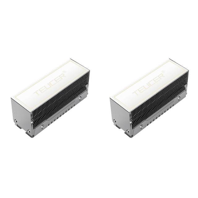 M. 2 2280 Disipador Calor para SSD AGHP Radiador Tubo Cobre Doble Enfriador