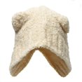thumbnail image 2 of SikaFu Y2K Bear Ears Beanie Crochet Hat for Women,Kawaii Warm Knitted Slouchy Winter Hat Alt Accessories, 2 of 4
