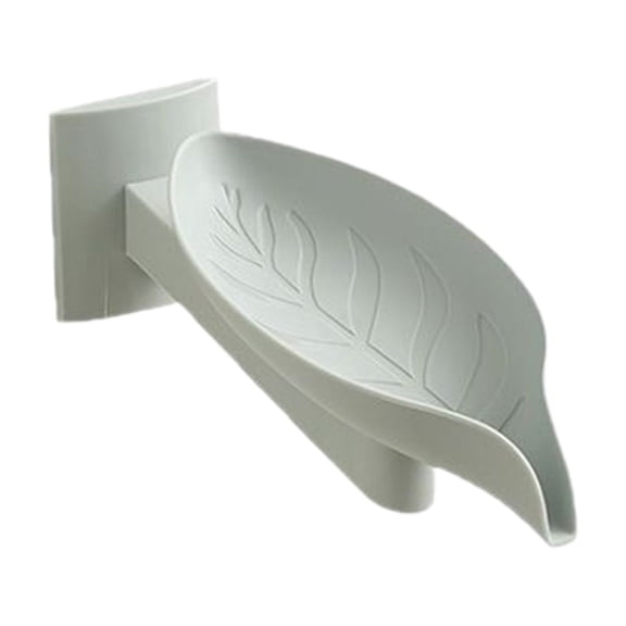 Wall Mounted Soap Holder, Rotatable Soap Dish 180° Adjustable Angle with Self Draining Holes, Adhesive Or Drilling Installation, Durable Polypropylene Bathroom and Kitchen Soap Box for Shower Sink