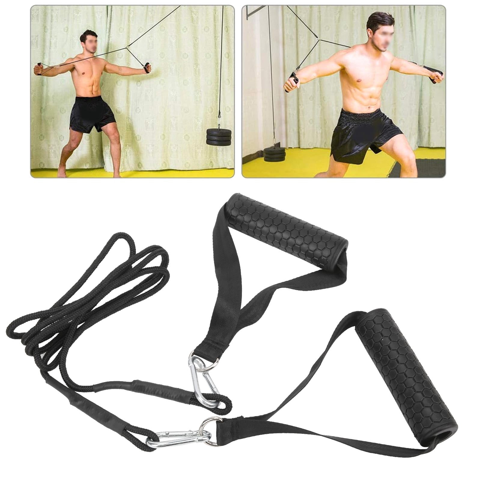 Corde Triceps/Musculation - Poignée Pour Machine à Poulie - Entraînement Bras Et Dos