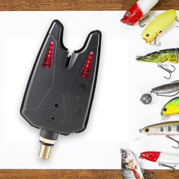 Alarma de mordedura de pescado LED intermitente Buscador de pesca Alarma Resistencia al calor Aparejos de pesca FLhrweasw Nuevo