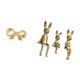 thumbnail image 5 of Tirador De Latón Con Forma De Lazo Para Muebles, Cajón De Cocina, Armario, Cómoda, Baño, Figura De Conejito, Estatua, Escritorio, Centro De Mesa, Adorno, Escultura De Animal, Decoración De, 5 of 8