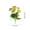 Yellow, variant on COM1950s Artificial Snow Flowers, Fake Flowers No Maintenance Realistic Plastic, Indoor Outdoor Home Decor Year-Round Faux Floral Arrangement