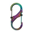 thumbnail image 3 of Nite Ize S-Biner SlideLock Stainless Steel - Secure Key Holder Carabiner with SlideLocks - Key & Keychain Organizer - Lockable Carabiner for Daily Use - Size 2, Spectrum (5 Pack), 3 of 7