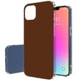 thumbnail image 1 of TalkingCase Slim Case for Apple iPhone 14, Slim Thin Gel Tpu Cover, Dark Chocolate Print, Light Weight, Flexible, Soft, Anti-Scratch, Printed in USA, 1 of 7
