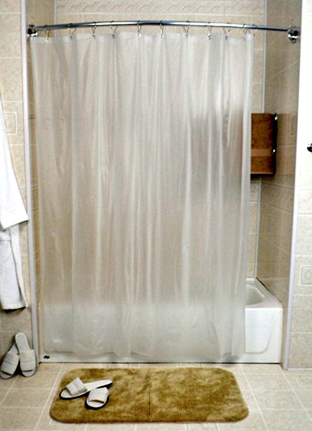 Magnetized Shower Curtain Liner Clear Frosted Com Magnetized Shower Curtain Liner Clear, Frosted Shower Curtain Liner
