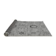 thumbnail image 2 of Ahgly Company Indoor Round Abstract Gray Modern Area Rugs, 7' Round, 2 of 4