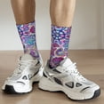 thumbnail image 6 of Cauagu Cute Nautical Print Crew Socks for Women and Men,Adult Athletic Running Socks 1-Pair Sports Socks Work Gear Socks with Moisture Wicking, 6 of 6