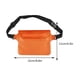 thumbnail image 5 of Bolsa Bolso seca de PVC para deportes al aire libre, impermeable, con bolsillo, riñonera (naranja), 5 of 5