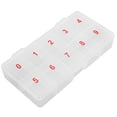 thumbnail image 1 of 1 piece 10-nail Rhinestones Storage Case Box Contenedor, O Para Almacenar Aretes, Anillos Y Artículos, 1 of 9