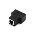 thumbnail image 4 of 1 to 2 Dual Female Ports CAT5/6/7 RJ45 Splitter LAN Network Internet Adapter-Blue, 4 of 5